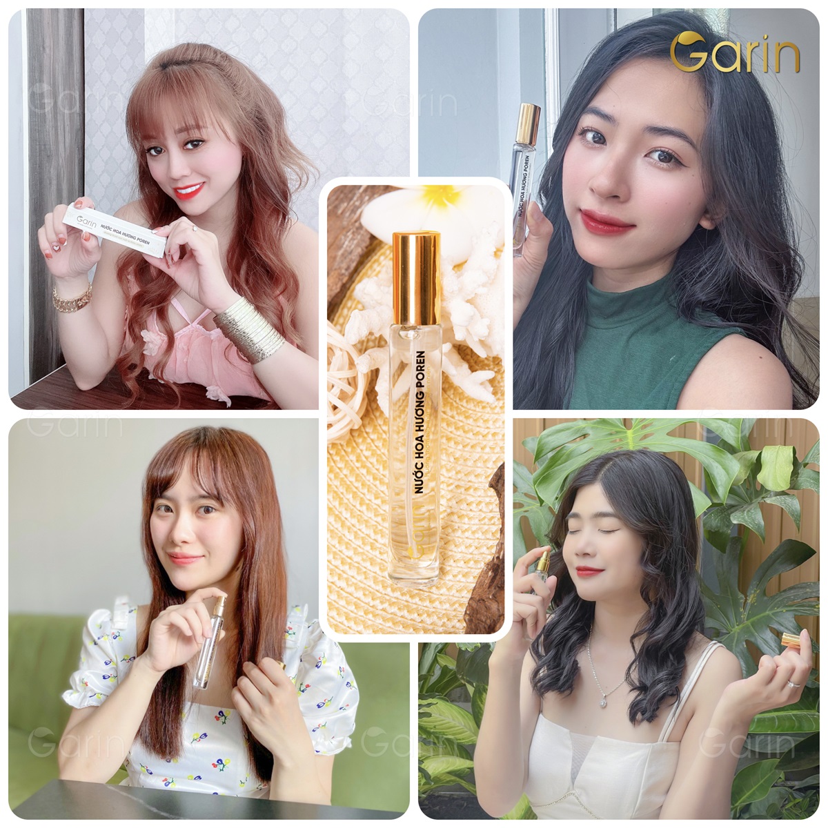 Mô tả Nước hoa nữ xịt thơm body mist toàn thân hương poren Garin 10ml giữ mùi lâu hương thơm tươi mát - 3