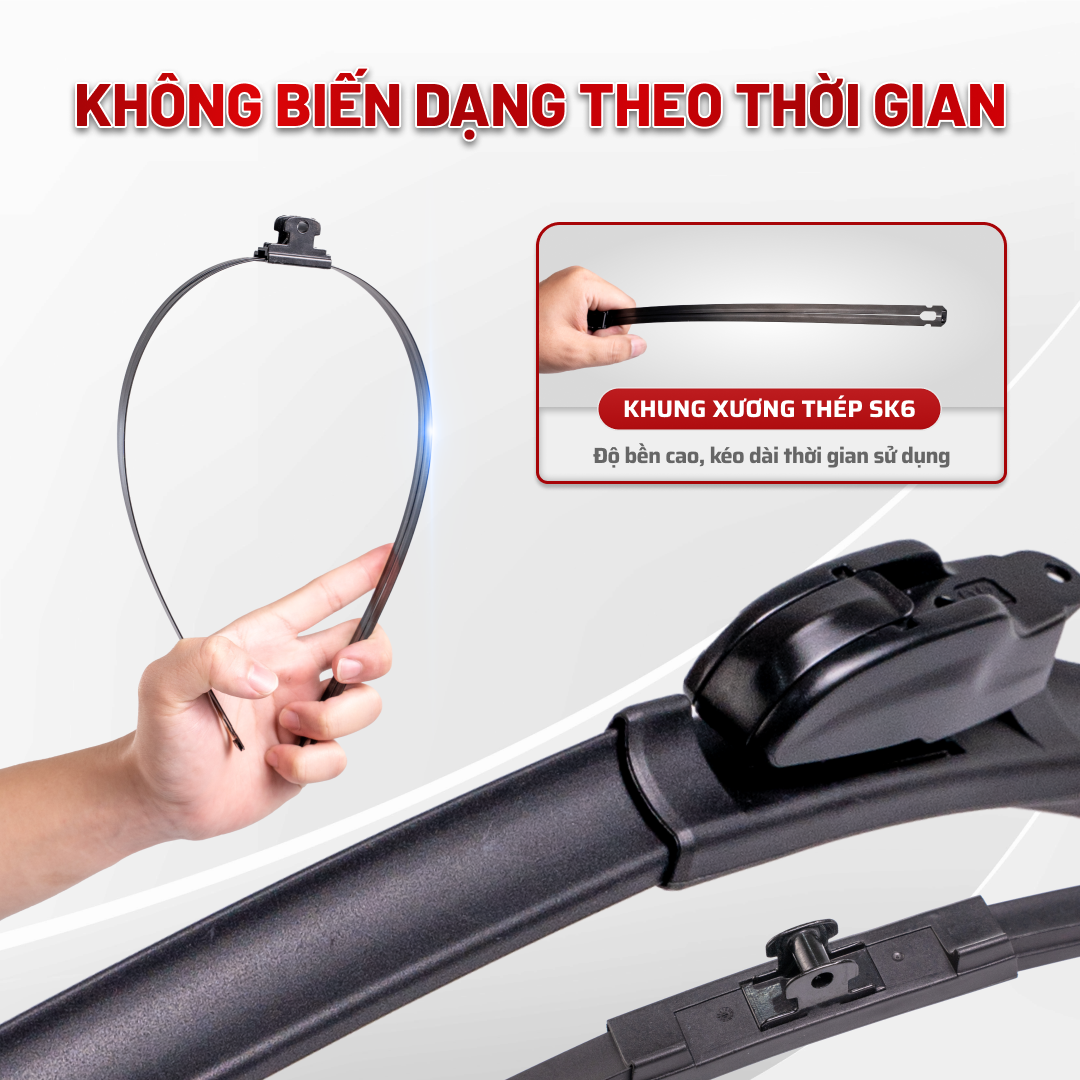 Mô tả Cặp gạt mưa ô tô xe MERCEDES-BENZ - Gạt mưa ô tô Silicon phủ nano chống nước Medicar - 5
