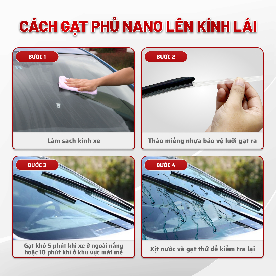Mô tả Cặp gạt mưa ô tô xe MERCEDES-BENZ - Gạt mưa ô tô Silicon phủ nano chống nước Medicar - 8