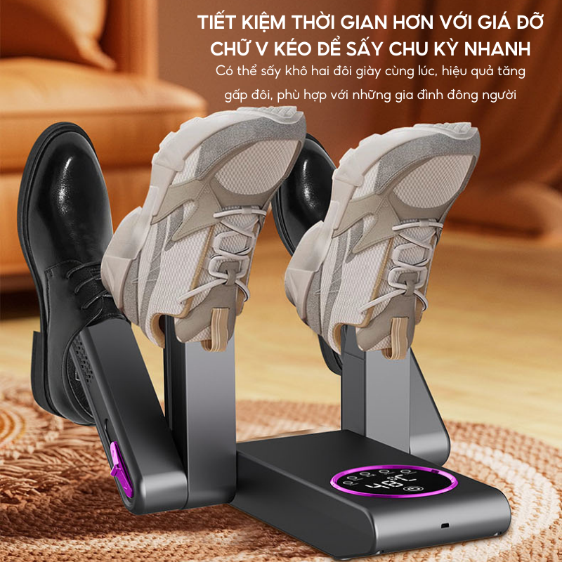 Mô tả Máy Sấy Khô Giày Gấp Gọn HOKU Khử Trùng Khử Mùi Hôi Tia UV Hiệu Quả, Sấy Nhanh Với Chức Năng Hẹn Giờ Thông Minh MSG03 - 4