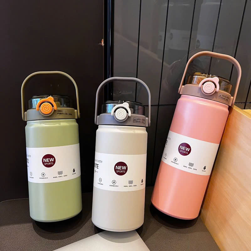 Mô tả Bình Giữ Nhiệt Inox 316 Cao Cấp Có Ống Hút Tiện Lợi Dung Tích Lớn Đi Làm Đi Học - 4