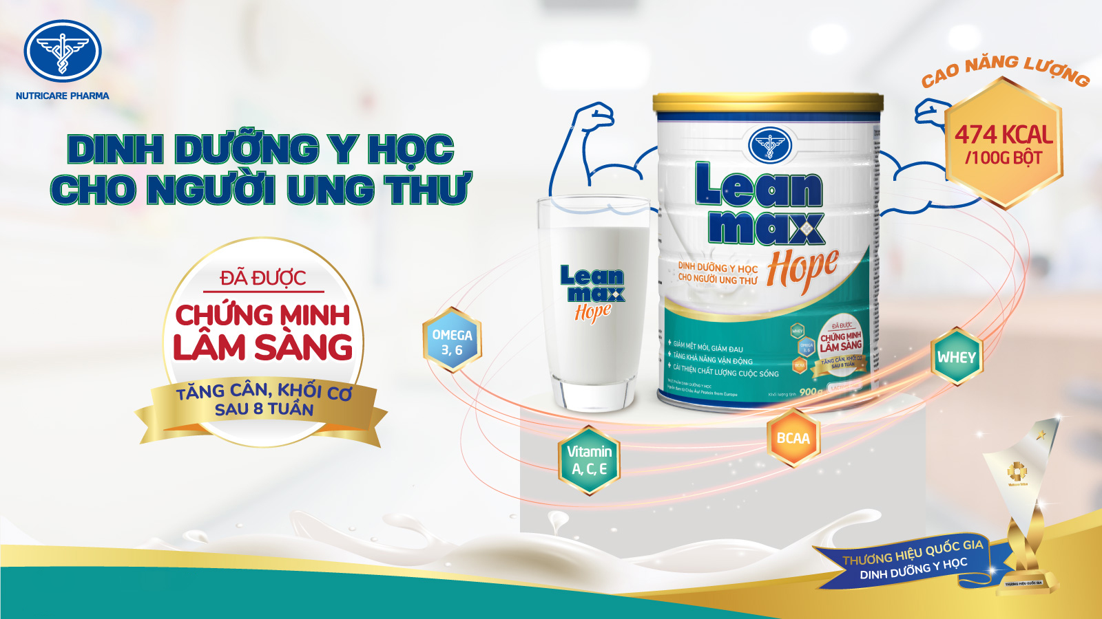 Lon sữa Leanmax Hope 900g - Dinh dưỡng y học cho người bệnh ung thư ...