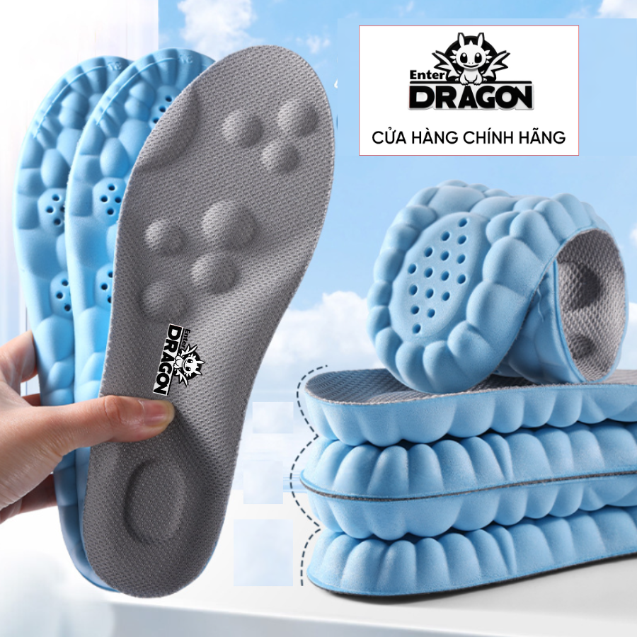 Mô tả Cặp lót giày chính hãng Enter Dragon 11 điểm chạm,Cao su non chuẩn 4D,Hấp thụ lực,Thoáng khí,Chơi thể thao - 5