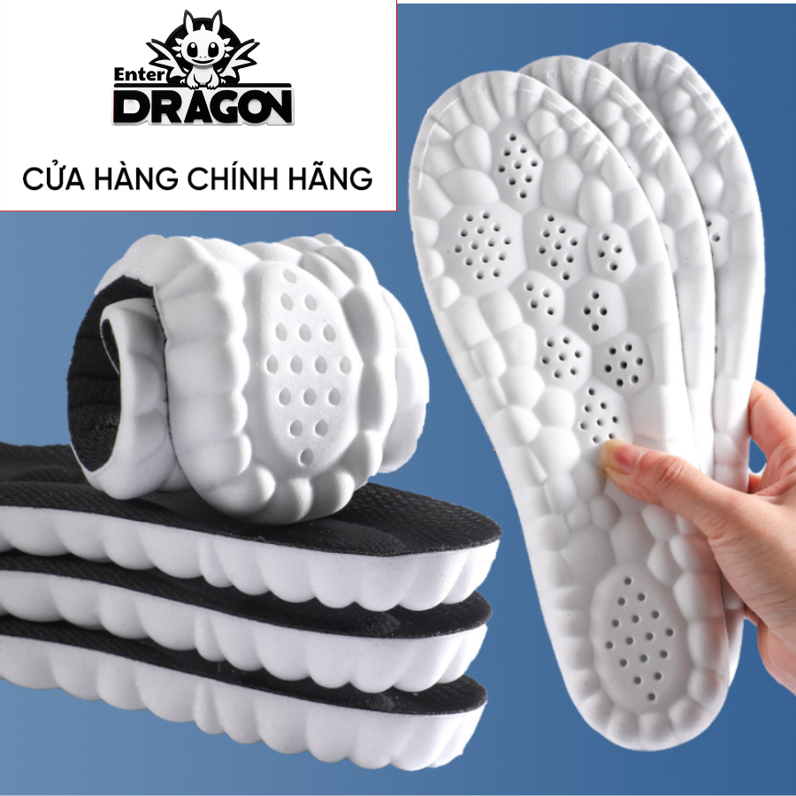 Mô tả Cặp lót giày chính hãng Enter Dragon 11 điểm chạm,Cao su non chuẩn 4D,Hấp thụ lực,Thoáng khí,Chơi thể thao - 6