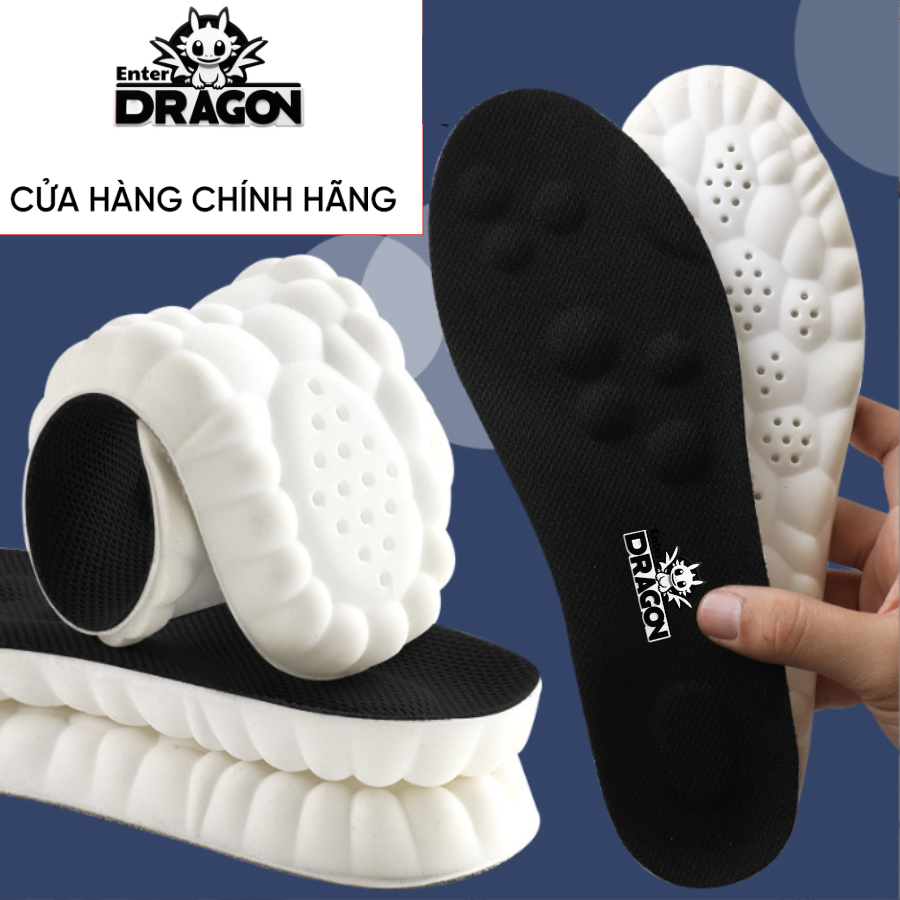 Mô tả Cặp lót giày chính hãng Enter Dragon 11 điểm chạm,Cao su non chuẩn 4D,Hấp thụ lực,Thoáng khí,Chơi thể thao - 4