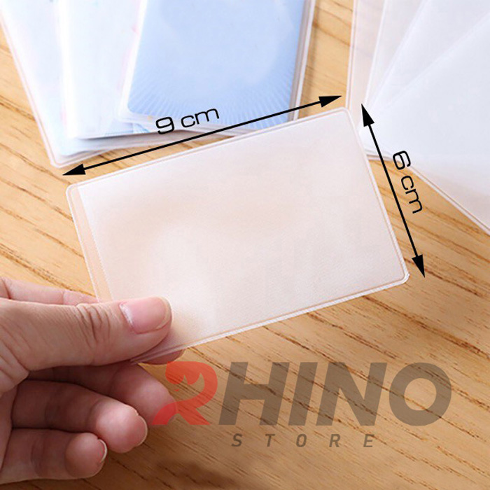Mô tả Bọc đựng thẻ căn cước công dân, bằng lái xe, atm Rhino C101 trong suốt - 2