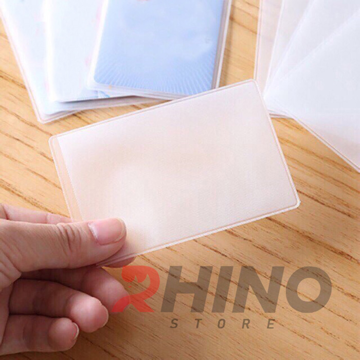 Mô tả Bọc đựng thẻ căn cước công dân, bằng lái xe, atm Rhino C101 trong suốt - 1