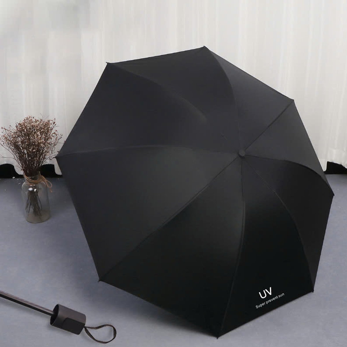 Mô tả Ô Che Mưa Nắng Chống Tia UV 8 Nan Chọn Màu - Dù Che Mưa Che Nắng Cầm Tay Gấp Gọn, Thời Trang, Tiện Lợi Hãng Amalife - 5