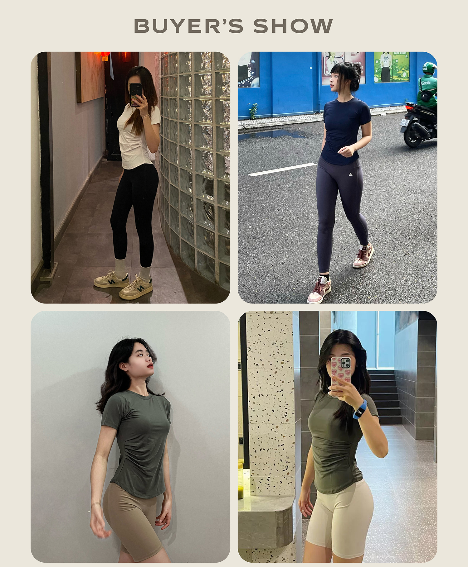 Mô tả Áo thun gym nữ Fitme Simple đồ tập pickleball tennis xếp ly thể thao co giãn 4 chiều thấm hút mồ hôi ATXL01 - 6