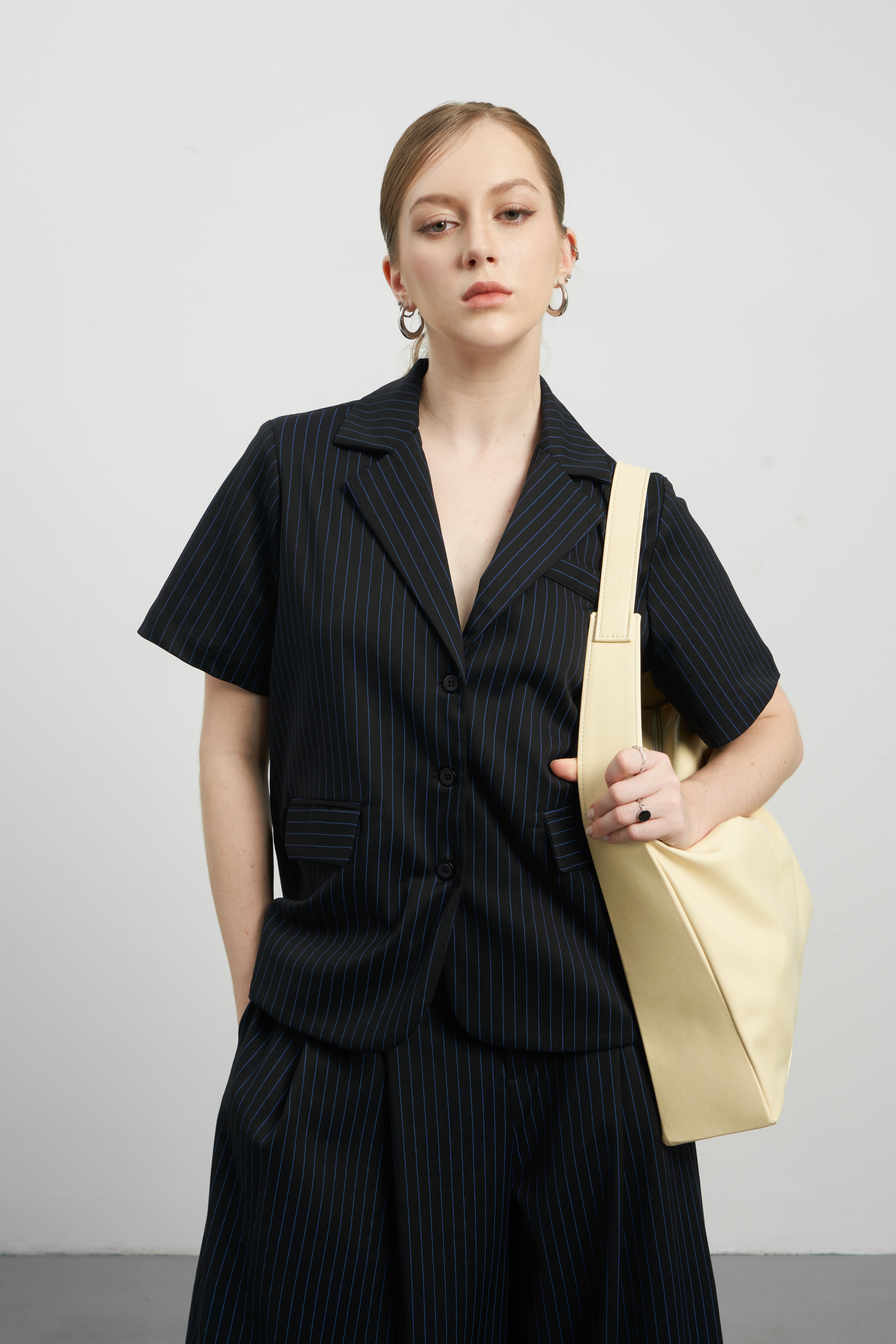 Mô tả Áo MARILYN blazer nữ tay ngắn KHÂU BY CQ - 1