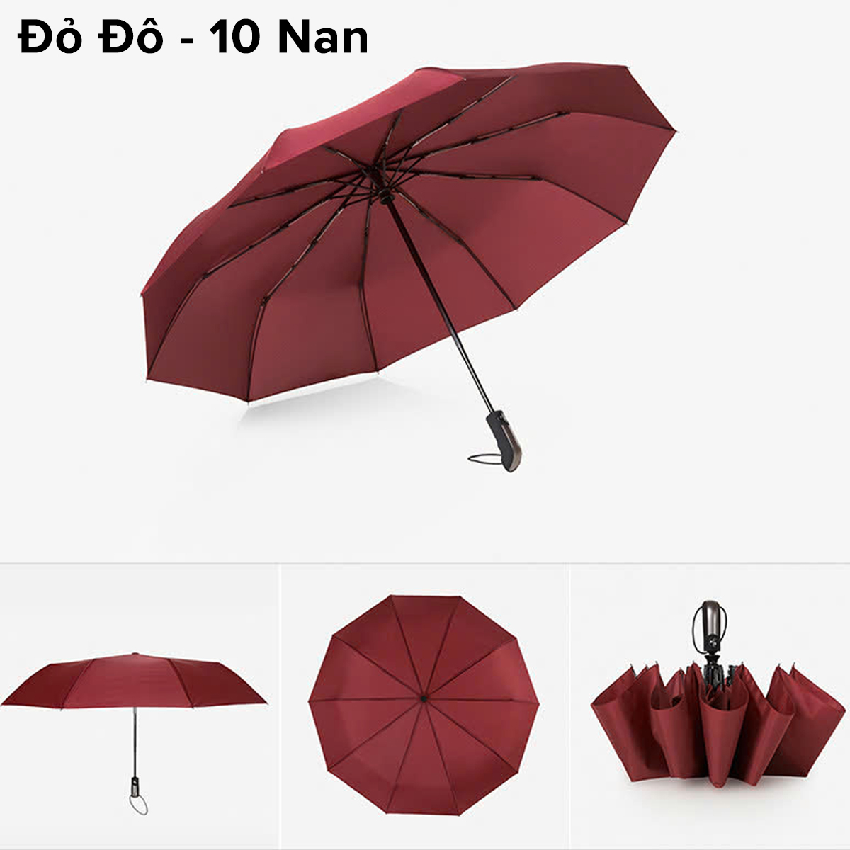Mô tả Ô Tự Động Đóng Mở 2 Chiều 10 Nan Chống Tia UV Chọn Màu, Dù Che Mưa Nắng, Ô Cầm Tay Gấp Gọn Tiện Lợi Hãng Amalife - 10
