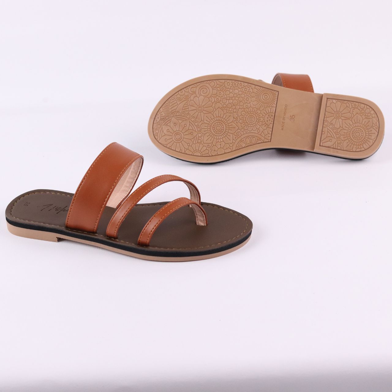 Mô tả Dép Lê Nữ Xỏ Ngón Thời Trang Hishoo Quai Ngang Cao Cấp Có Bigsize S035 - 7