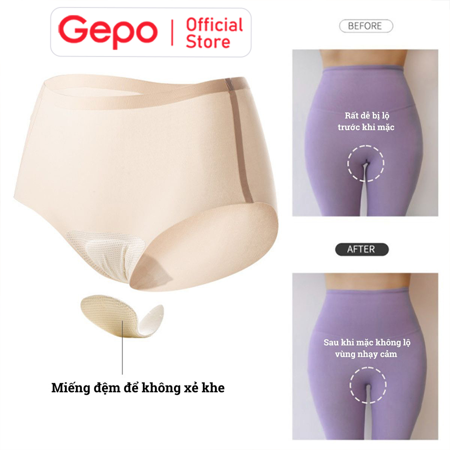Mô tả Quần Lót Tàng Hình Chống Lộ Dành Cho Nữ Phù Hợp Mặc Quần Ôm Body,Legging, Mặc Tập Gym, Yoga Gepo - 1