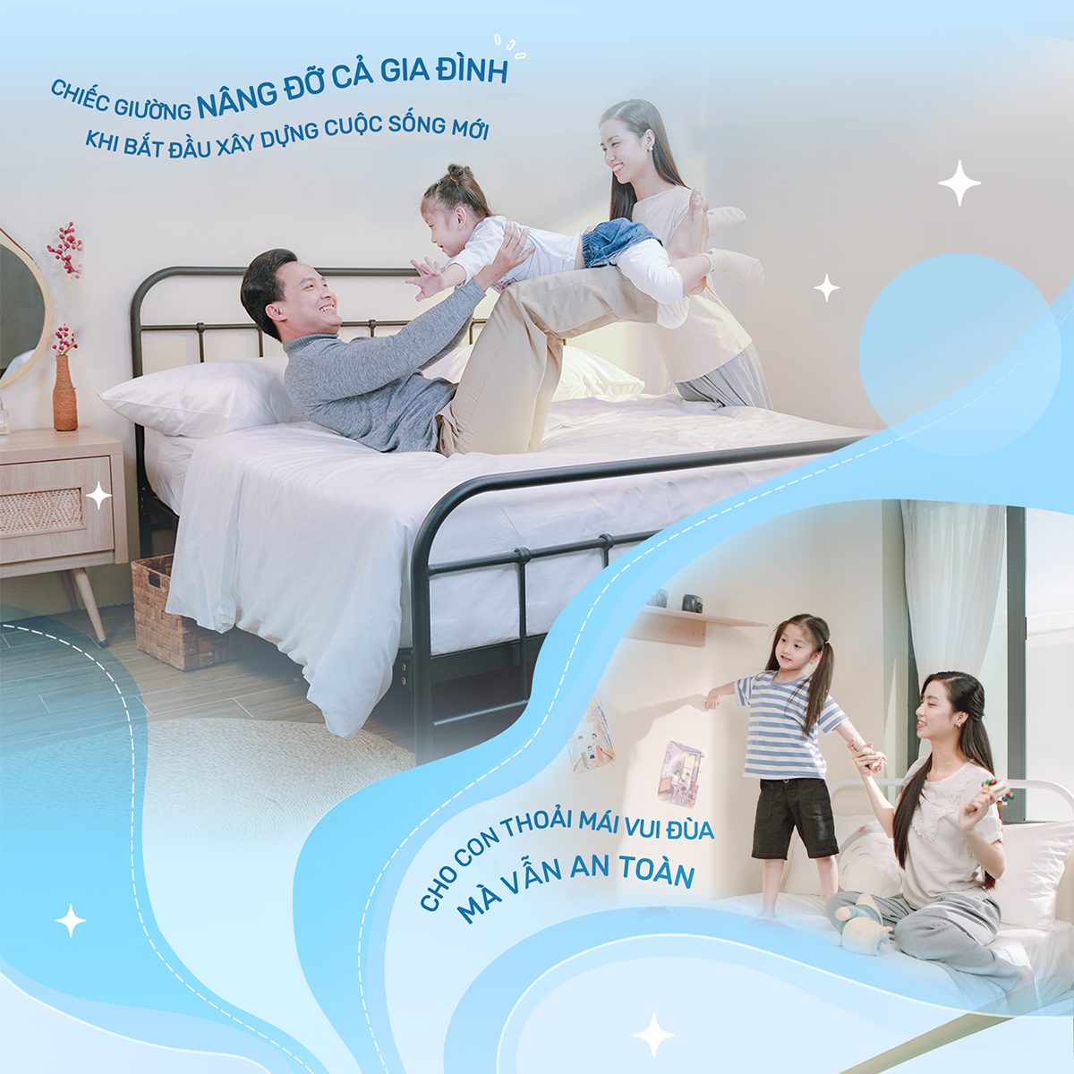 Giường Sắt WILLOW CHU MY - Kích thước
