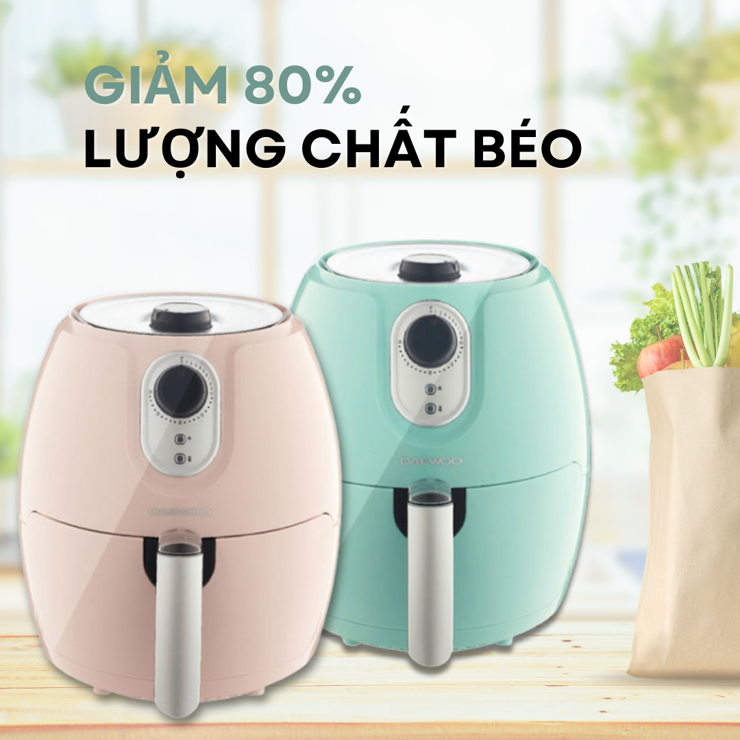 Nồi chiên không dầu Daewoo DEF-DM550/DEF-DM555