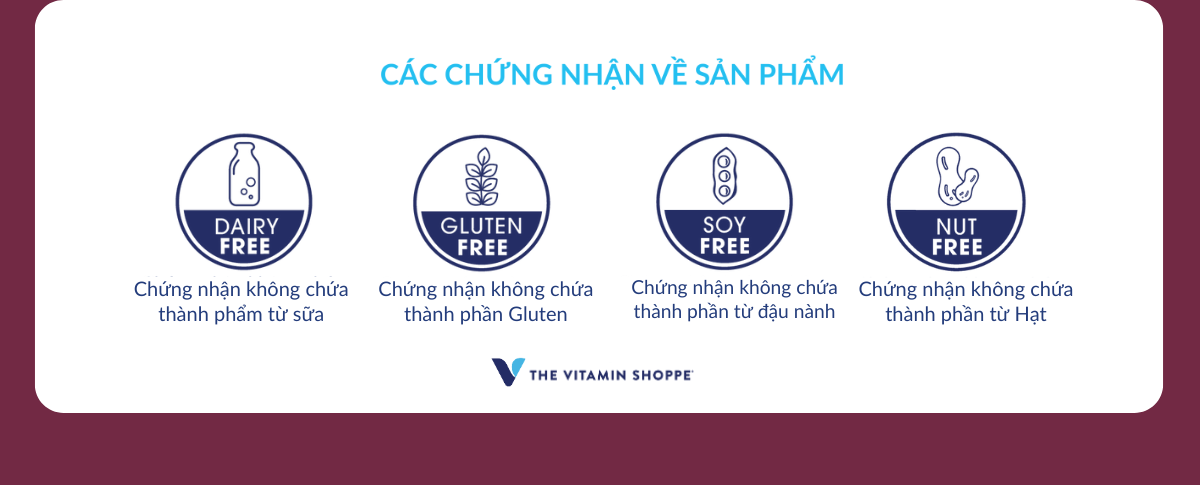 Mô tả Viên Uống Vitamin Tổng Hợp Cho Phụ Nữ & Phụ Nữ Sau Sinh Vitamin Shoppe One Daily Women’s 60 viên - 4