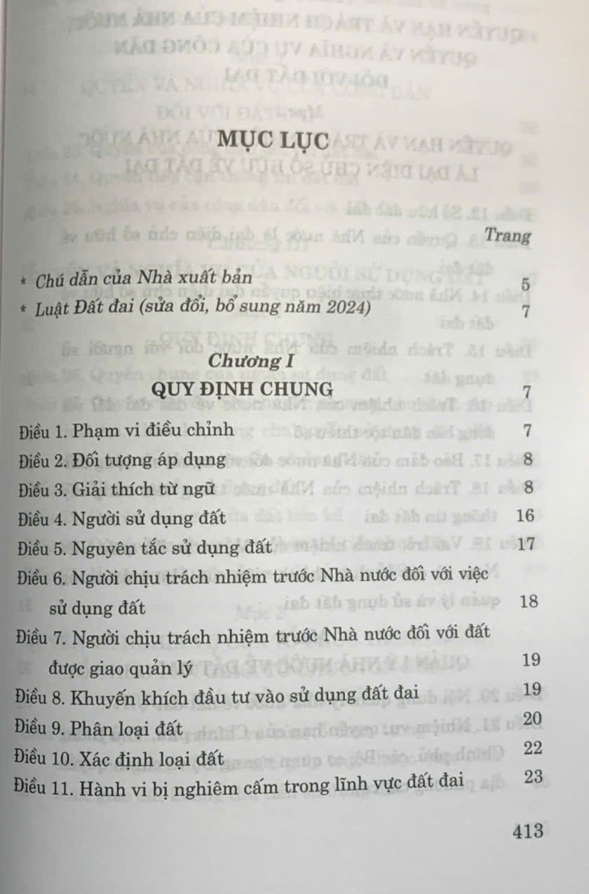 Mô tả Sách Luật Đất đai (sửa đổi, bổ sung năm 2024) - 4