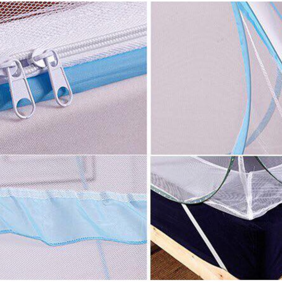 Mô tả Mùng Màn Chụp Tự Bung Có Cửa Cao Cấp Mùng Chụp Gấp Gọn Tiện Dụng Chống Muỗi Tốt Màn Chụp To Cho Gia đình 1m6x2m/1m8x2m - 4