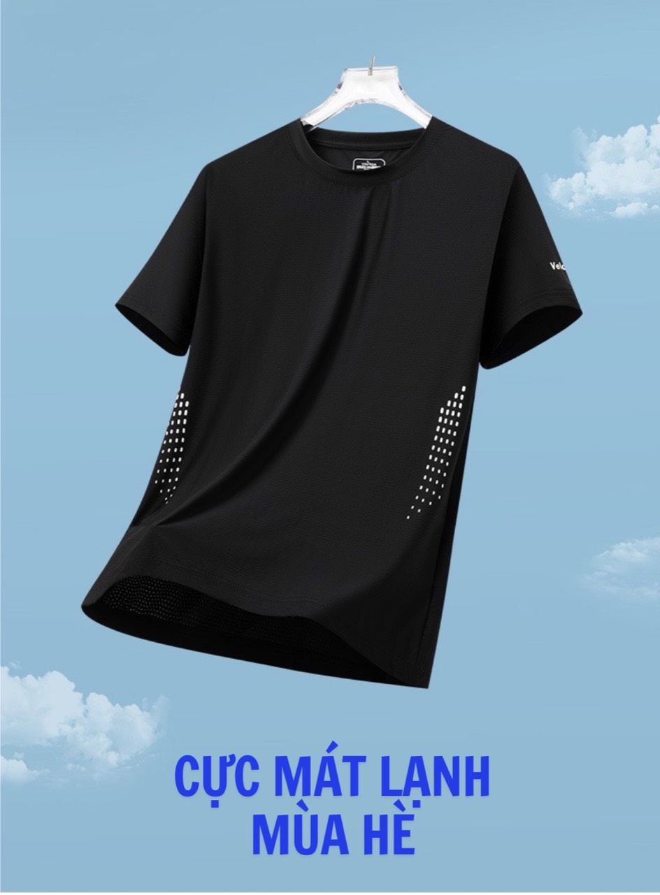 Mô tả Áo thun nam Gấu 194 vải thun co dãn 4 chiều, thể thao, from slimfit -  Mè VELOW - 3