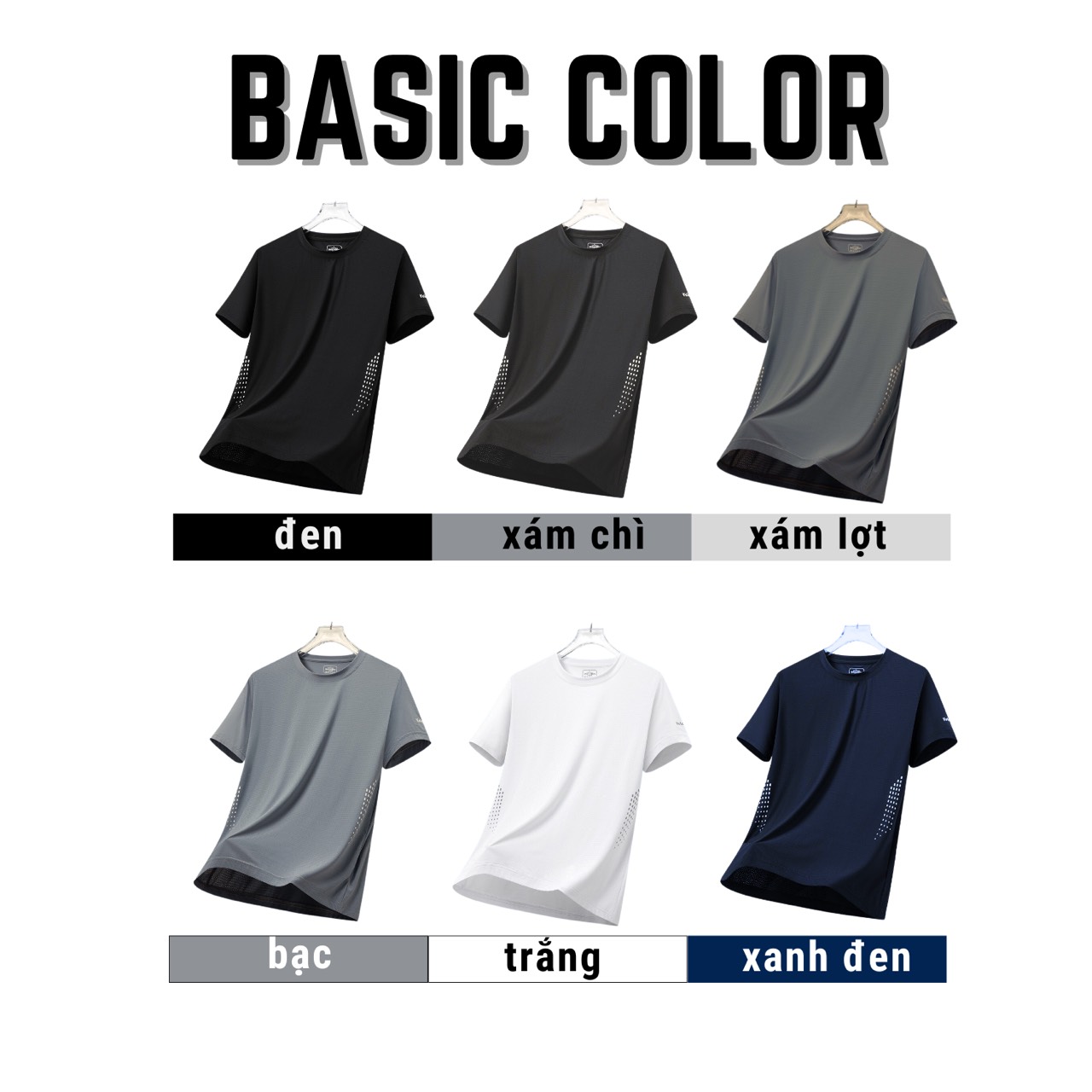Mô tả Áo thun nam Gấu 194 vải thun co dãn 4 chiều, thể thao, from slimfit -  Mè VELOW - 4
