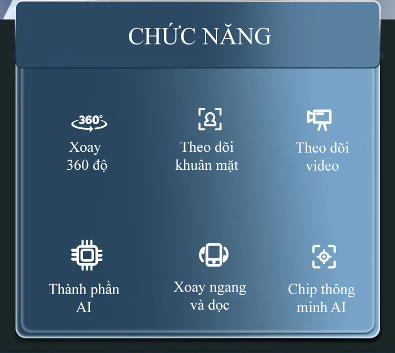 Mô tả Gimbal Điện Thoại Q02 Tự Xoay 360 Độ Theo Người, Chân Quay Chống Rung Để Quay Video Vlog Livestream Chụp Ảnh - HOLOCOM - 5