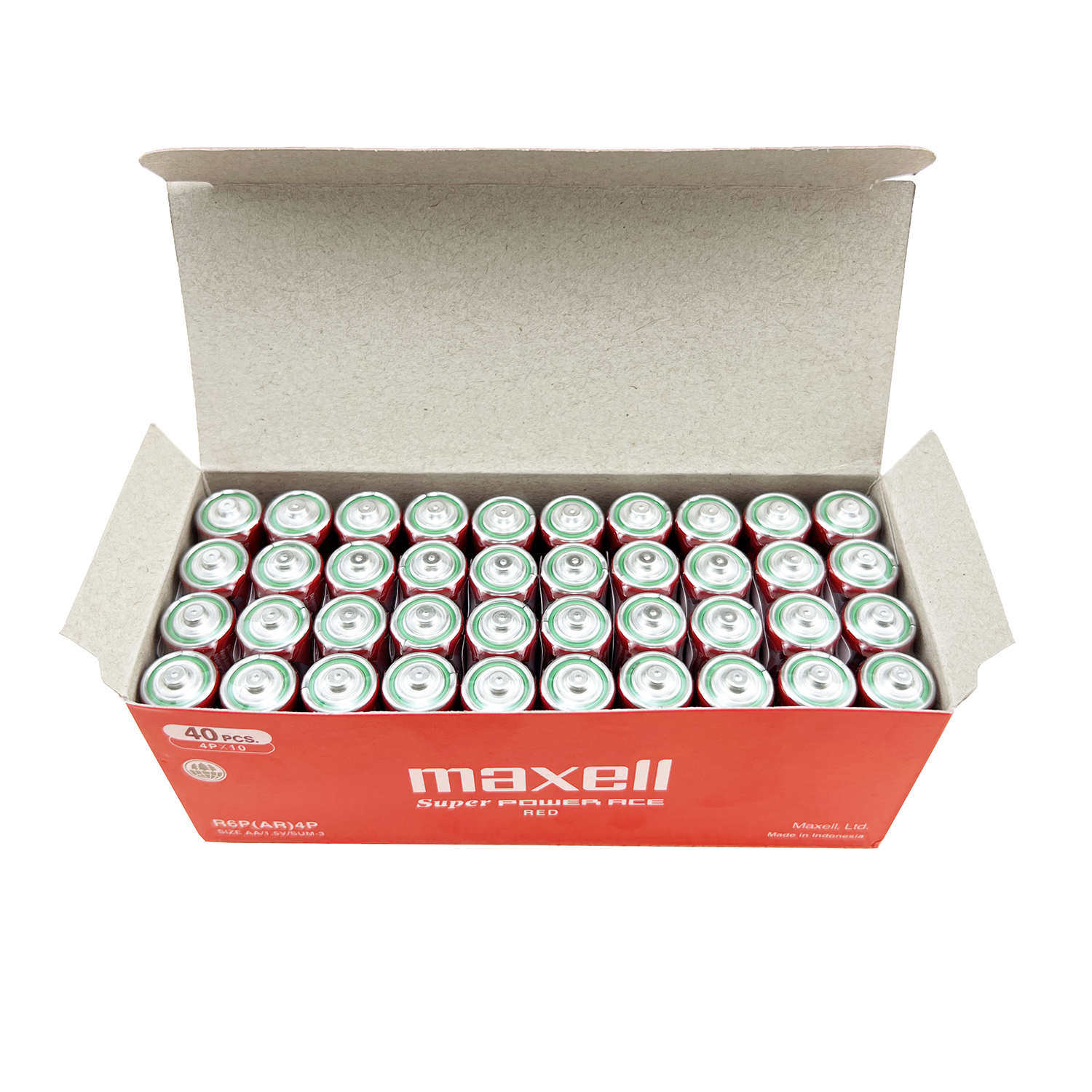 Hộp Pin tiểu lớn AA Maxell 2A ( pin tiểu ) carbon Siêu Bền R6P (Đỏ ...
