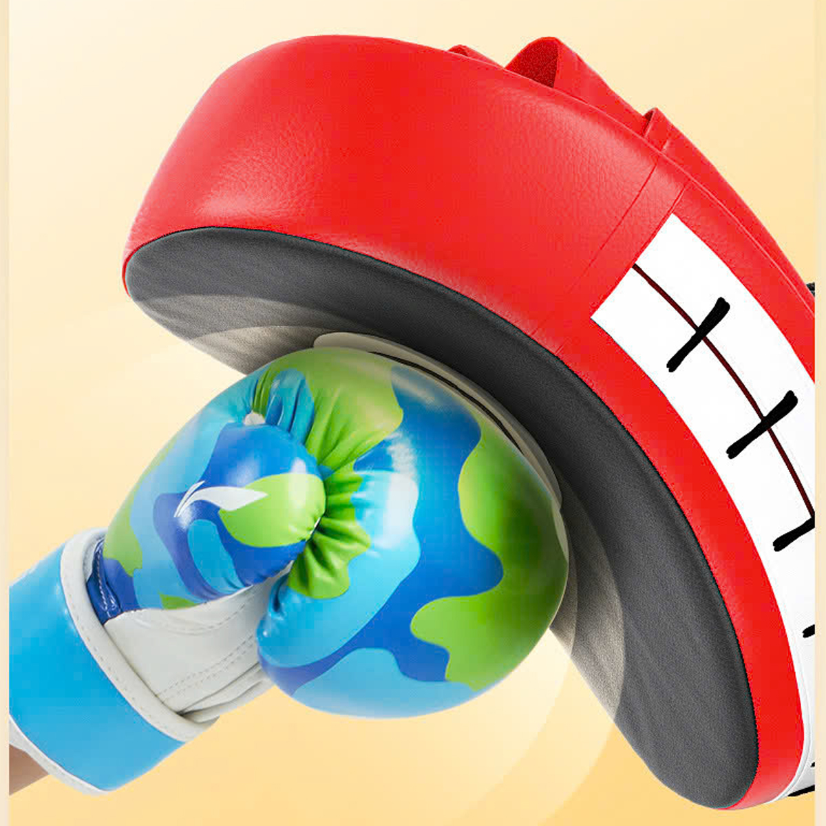 Mô tả Đích Đấm Boxing Pad Xỏ Tay Chọn Màu Đích Tay Gấu Tập Võ Thuật Muay Thái MMA Đối Kháng Sparring Trainning Hãng Amalife - 8