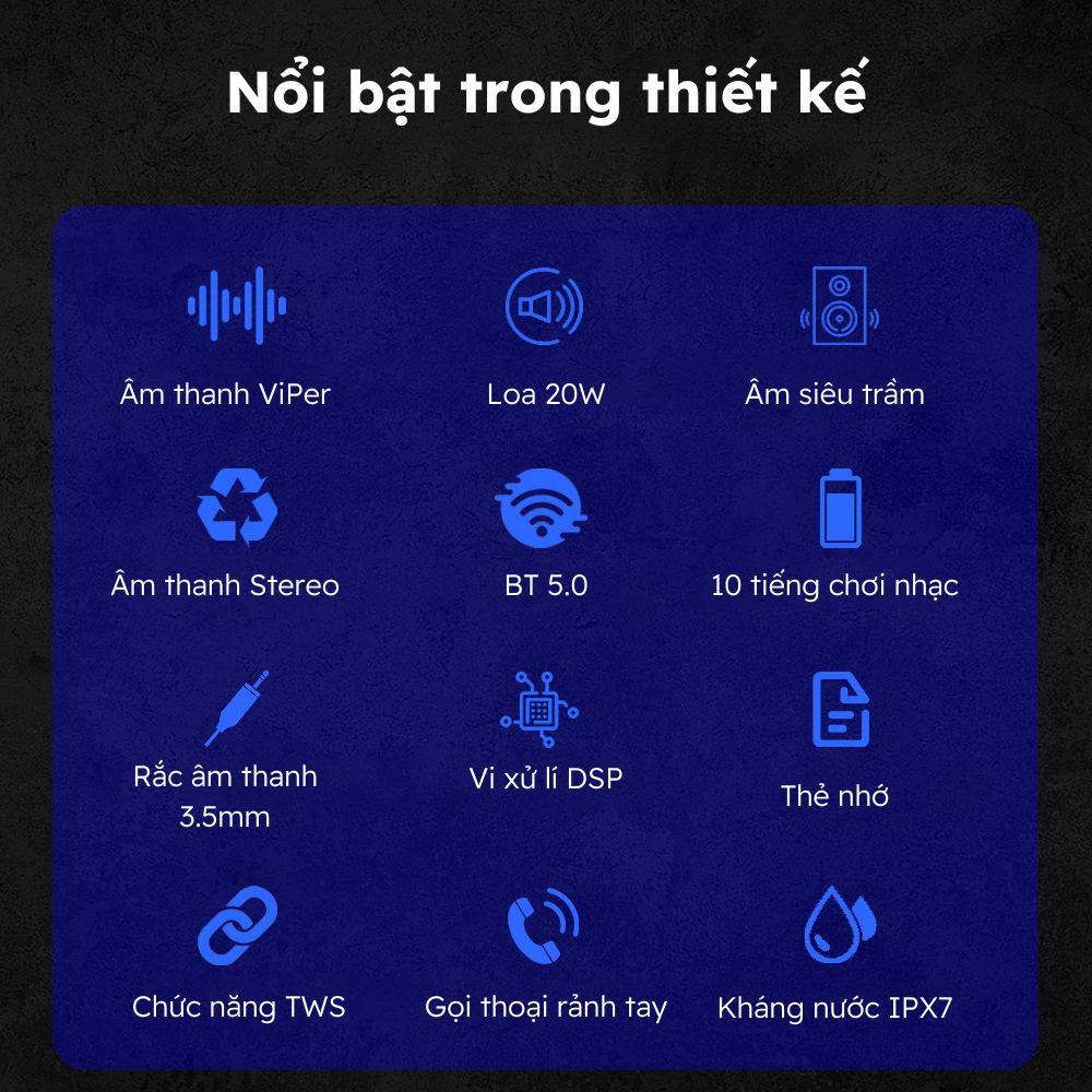 Loa Bluetooth SODLK TX5