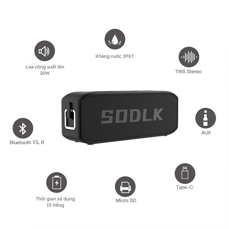 Loa Bluetooth SODLK TX5