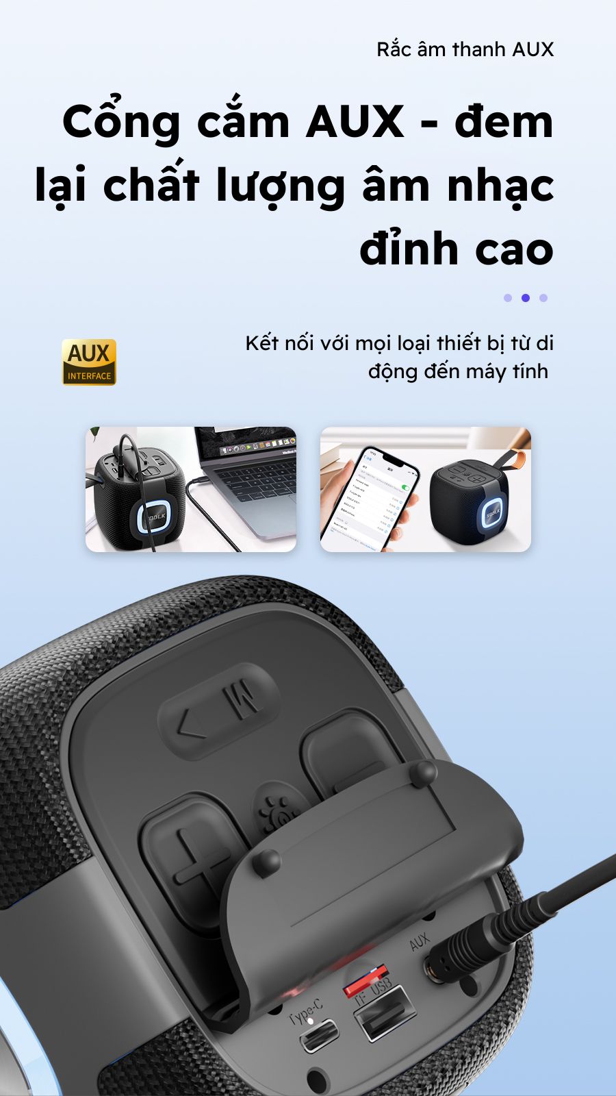Mô tả Loa Bluetooth di động không dây Mini SODLK TX8 Công Suất 10W | Bluetooth 5.0 | Chống Nước IPX7 | BẢO HÀNH 12 Tháng - 7