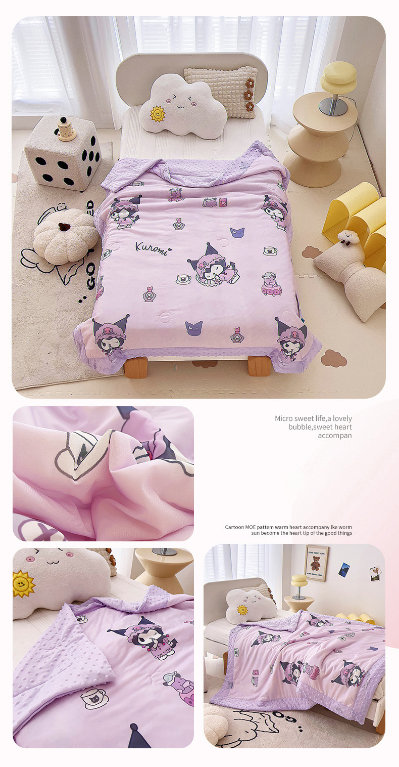 Mô tả Chăn vải Lụa hạt đậu 3D Chăn Disney cho bé 2 mặt siêu mềm mịn KT 110*150 cm cho bé - 9