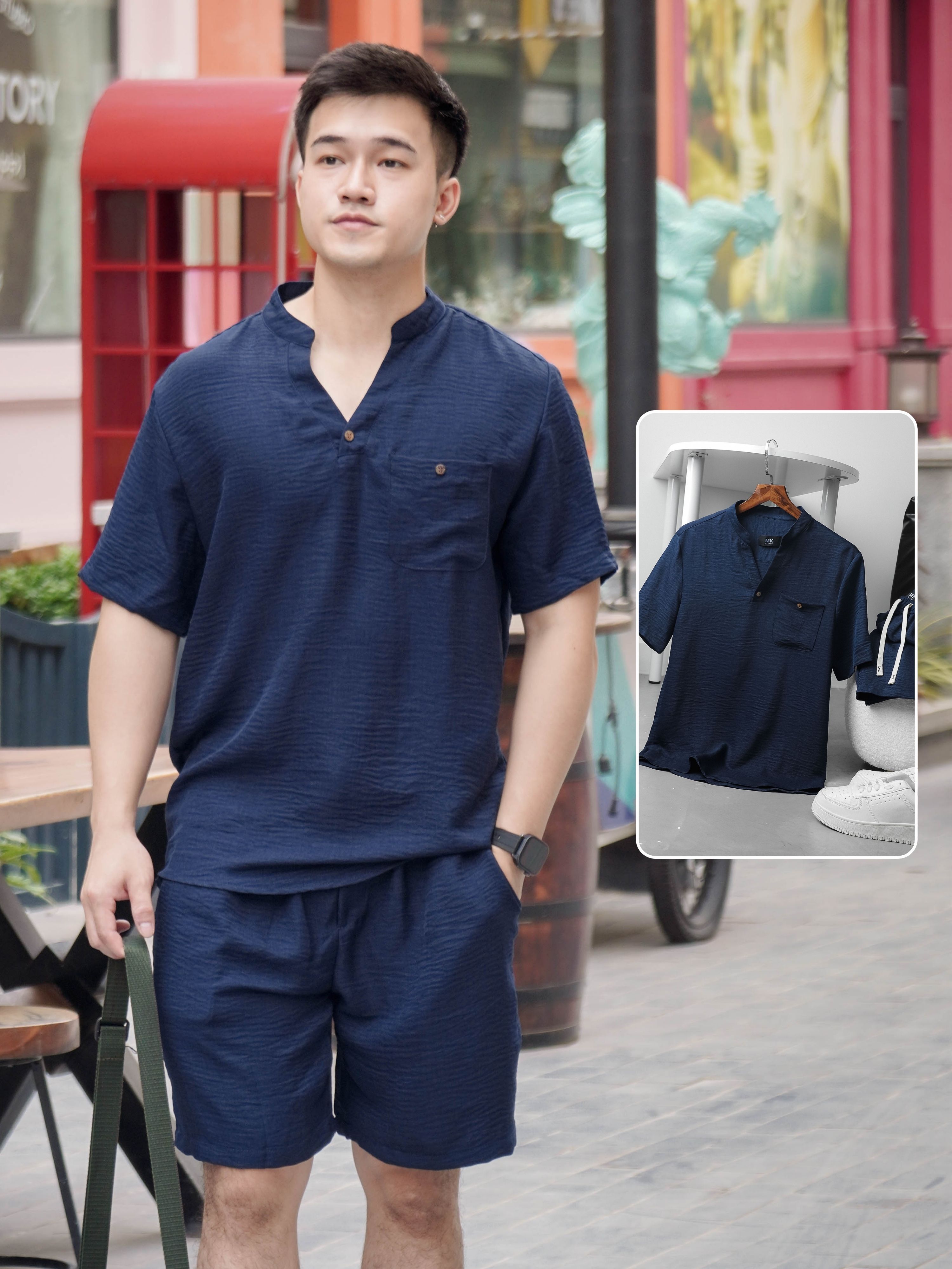 Đồ bộ nam cổ V MK CLEVER 2