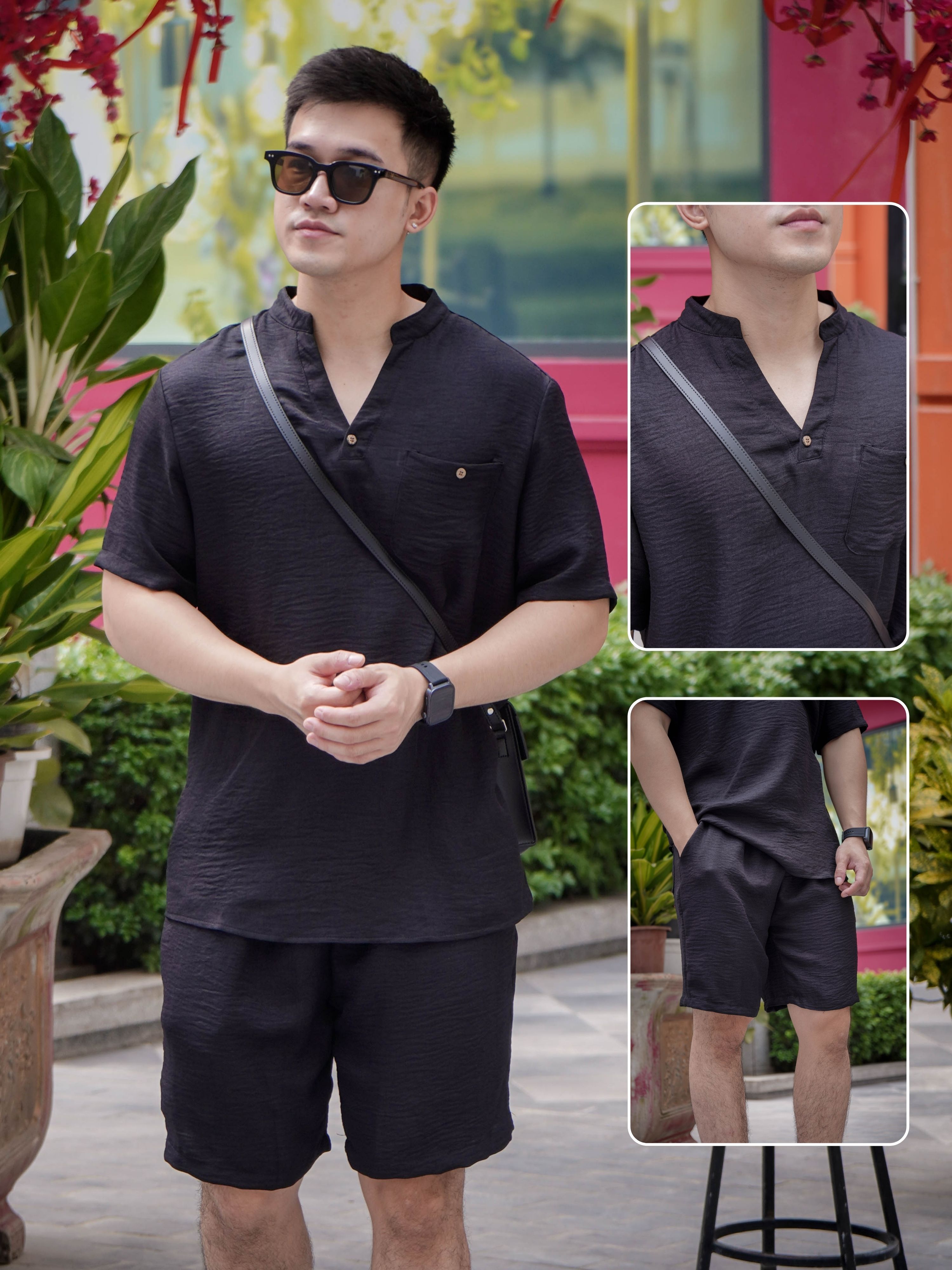 Đồ bộ nam cổ V MK CLEVER 3