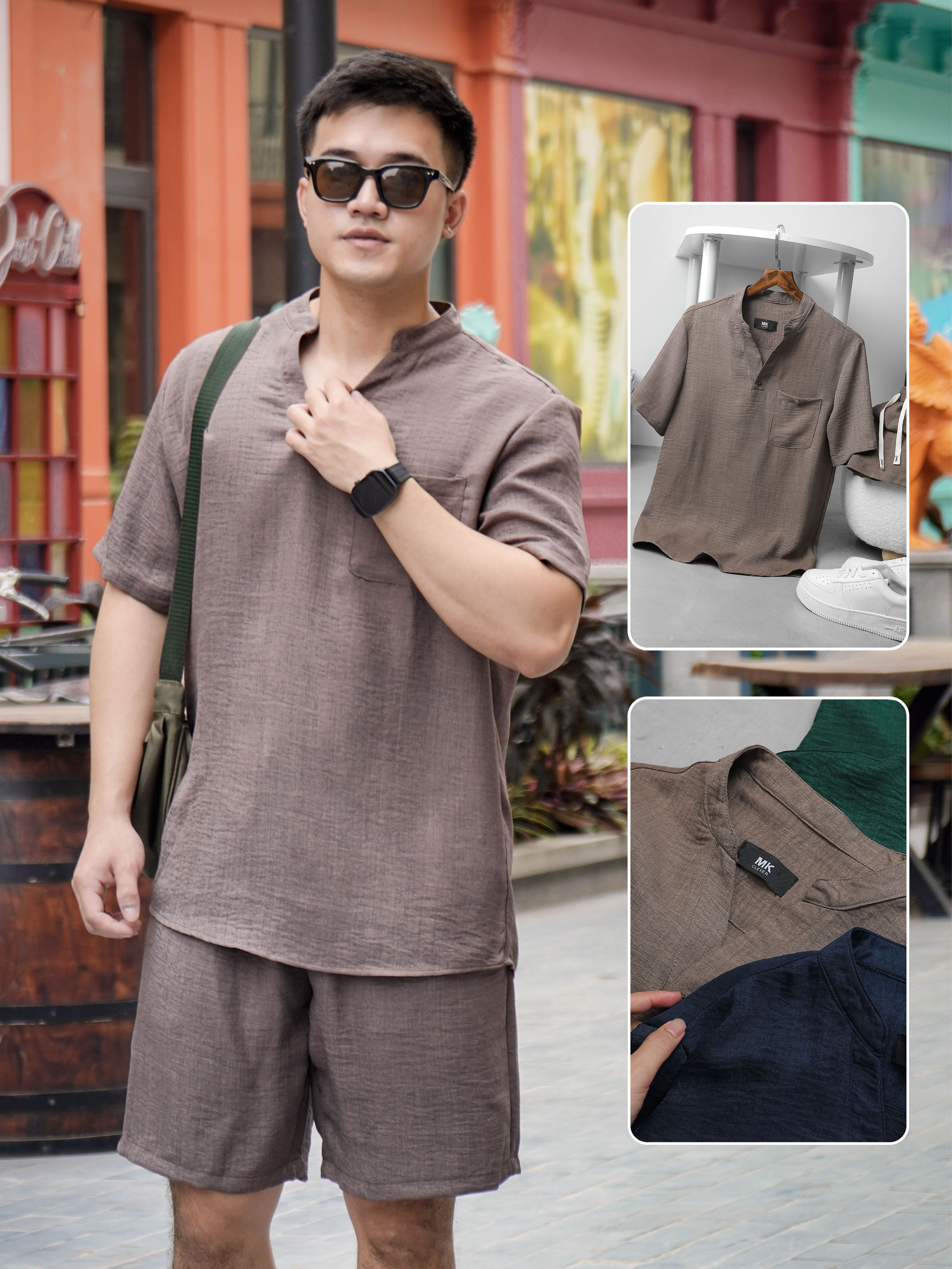 Đồ bộ nam cổ V MK CLEVER 5