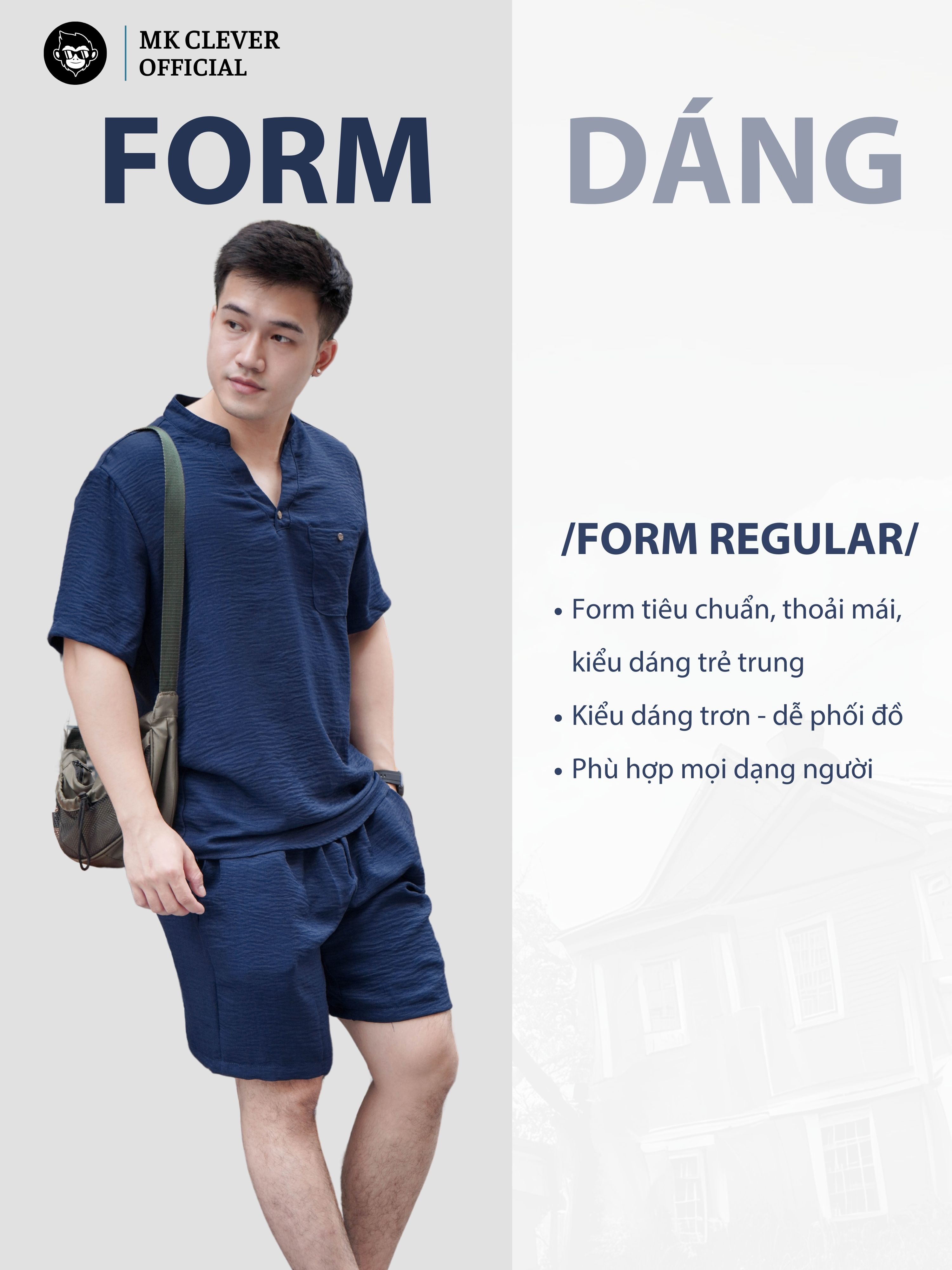 Đồ bộ nam cổ V MK CLEVER 6