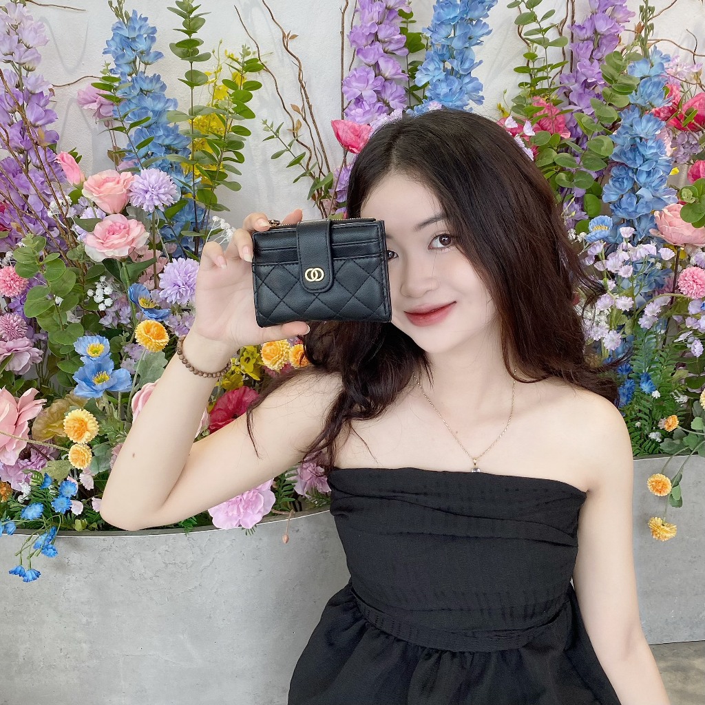 Ví Nữ Ngắn Mini TAILIAN TL12 Kẻ Caro
