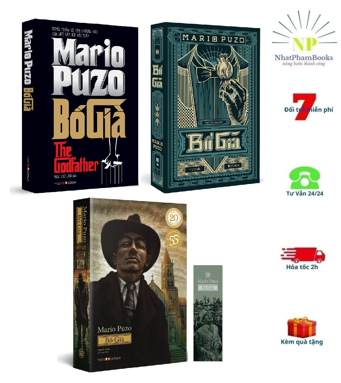 Mô tả Sách - Bố Già - Tác giả Mario Puzo (Bìa Mềm - Các Phiên Bản) - 1