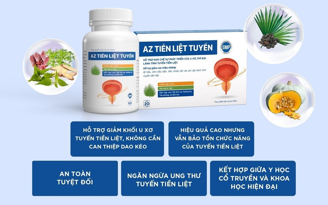 Mô tả Viên tiểu đêm hỗ trợ giảm u xơ phì đại tuyến tiền liệt, bí tiểu, tiểu nhiều lần - Growgreenaz - 2