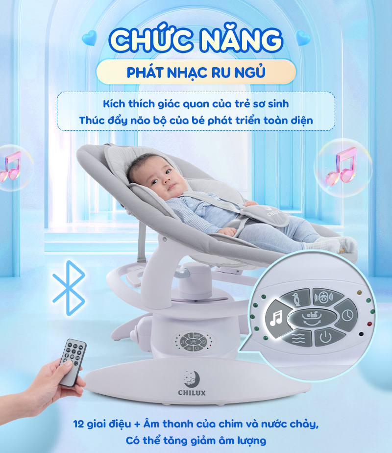 Phụ kiện treo nôi Chilux E9