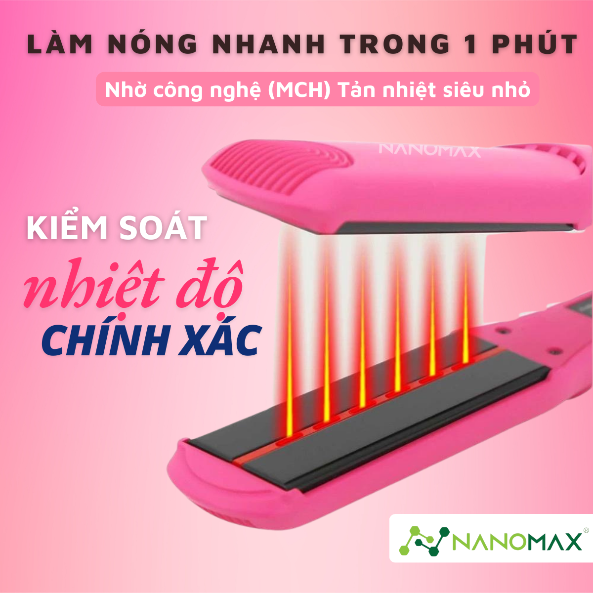Máy Uốn Duỗi Tóc Nanomax MD-V020 - Chất liệu