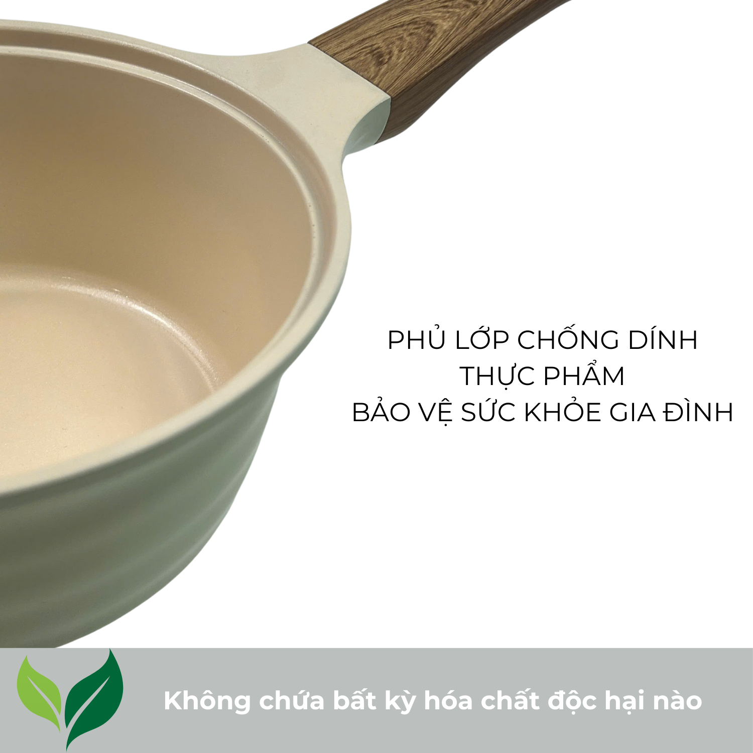 Mô tả Bộ Nồi Chảo Cao Cấp Đáy Từ Ecoramic (Bộ 3 - 4 - 5) - 6