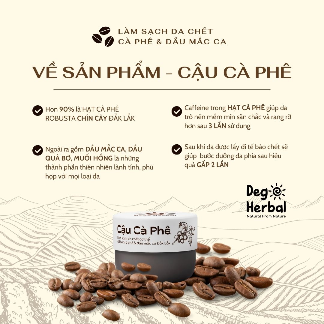 Mô tả Tẩy tế bào chết & sữa tắm DEGO - Dưỡng da sáng mịn, đều màu, cấp ẩm da - 6