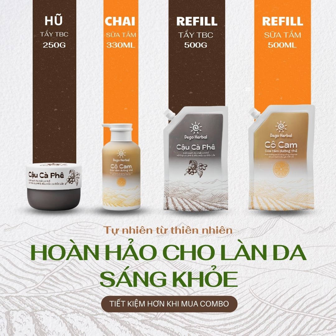 Mô tả Tẩy tế bào chết & sữa tắm DEGO - Dưỡng da sáng mịn, đều màu, cấp ẩm da - 8