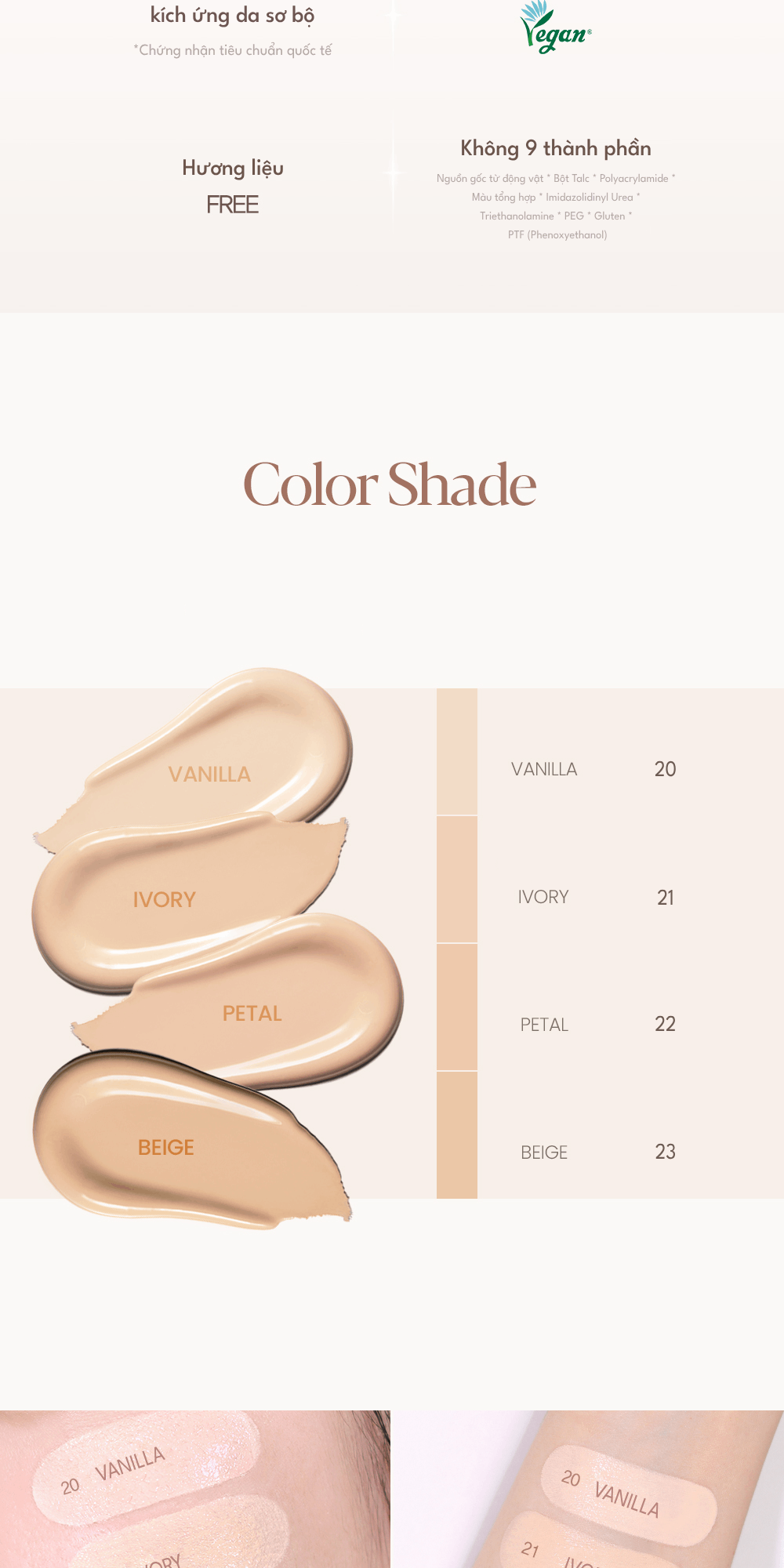 Mô tả Kem Nền Dạng Thỏi Espoir Be Glow Stick Foundation SPF50+ PA++++ 11gr - 9