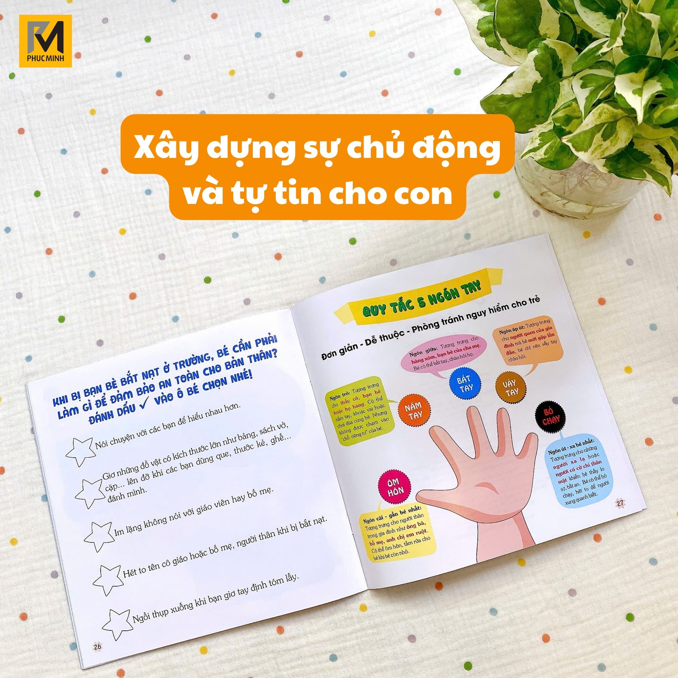 Mô tả Sách Cho Bé Song Ngữ - Bộ 5 Cuốn Kĩ Năng Tự Bảo Vệ Mình Khỏi Nguy Hiểm - Cho Bé 2-12 Tuổi - 2