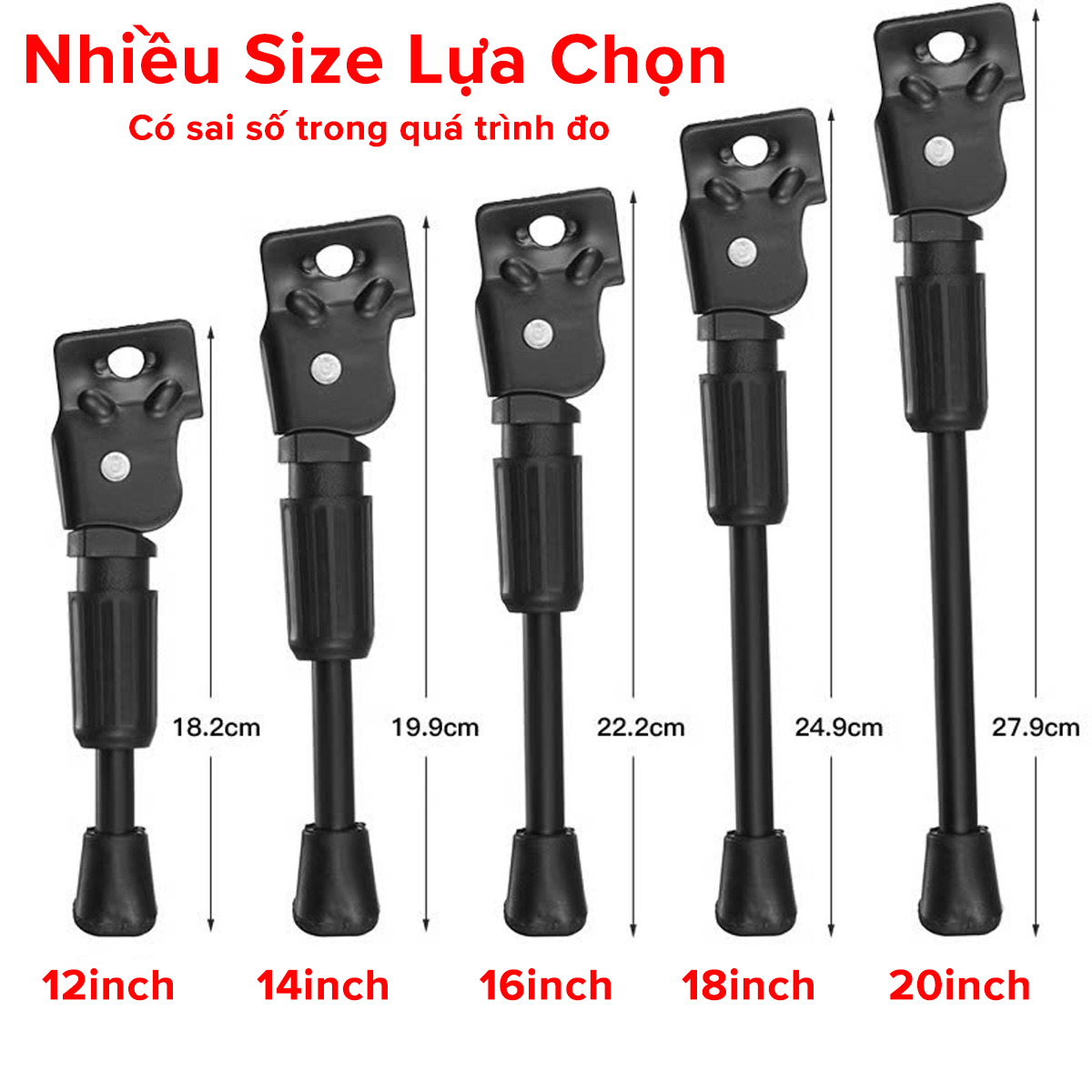 Mô tả Chân Chống Xe Đạp Trẻ Em Hãng Amalife Đủ Size 12inch – 14inch 16inch 18inch 20inch Hợp Kim Chắc Chắn - 4