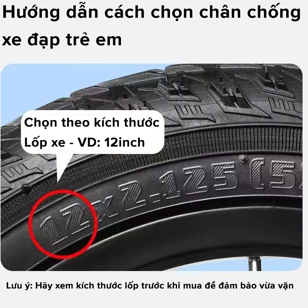 Mô tả Chân Chống Xe Đạp Trẻ Em Hãng Amalife Đủ Size 12inch – 14inch 16inch 18inch 20inch Hợp Kim Chắc Chắn - 7