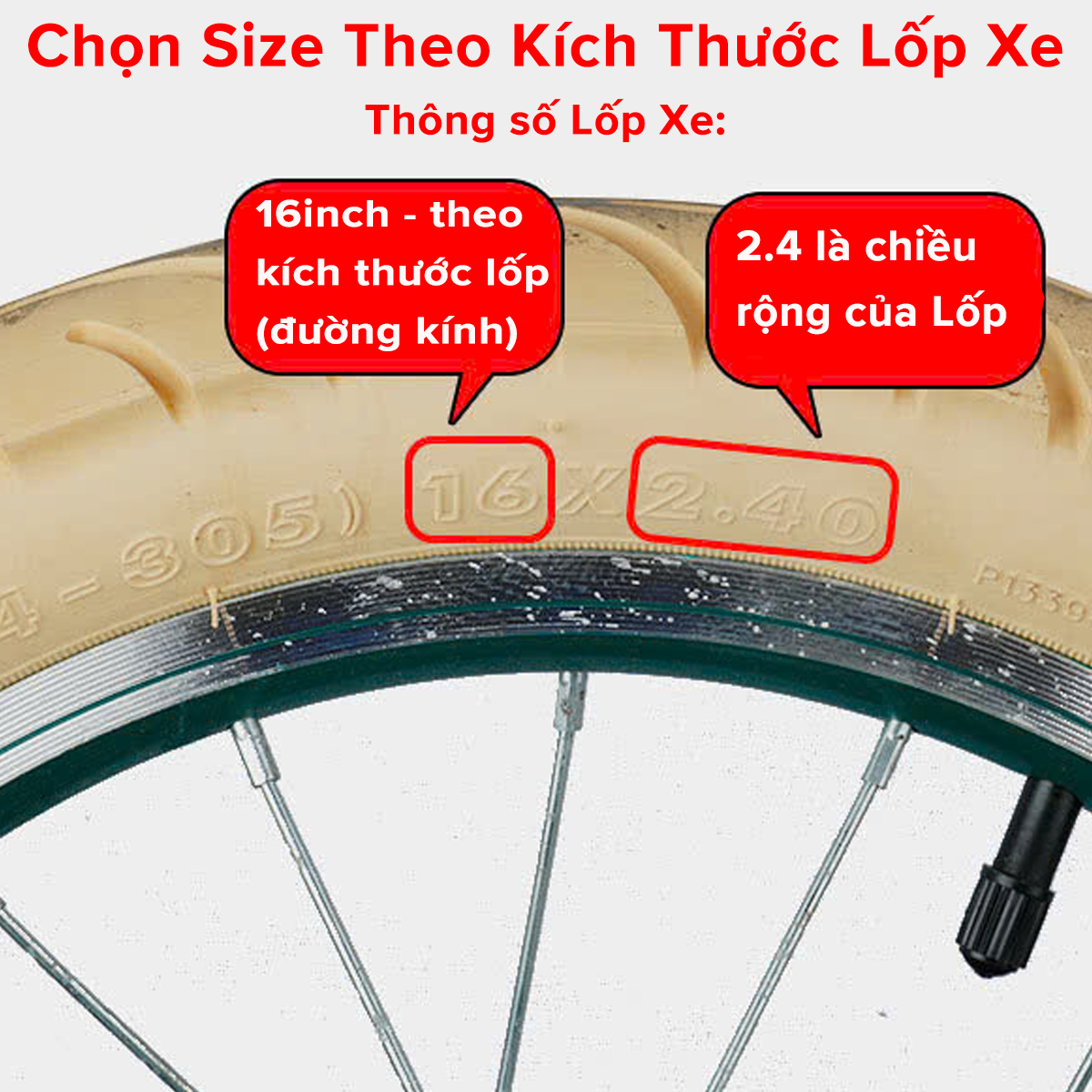 Mô tả Chân Chống Xe Đạp Cho Xe Đạp Trẻ Em Chọn Size Từ 12inch đến 20inch Hợp Kim Chắc Chắn Chính Hãng Amalife - 6