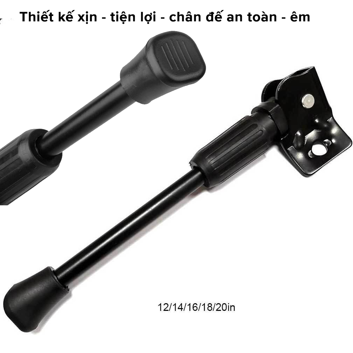 Mô tả Chân Chống Xe Đạp Cho Xe Đạp Trẻ Em Chọn Size Từ 12inch đến 20inch Hợp Kim Chắc Chắn Chính Hãng Amalife - 7