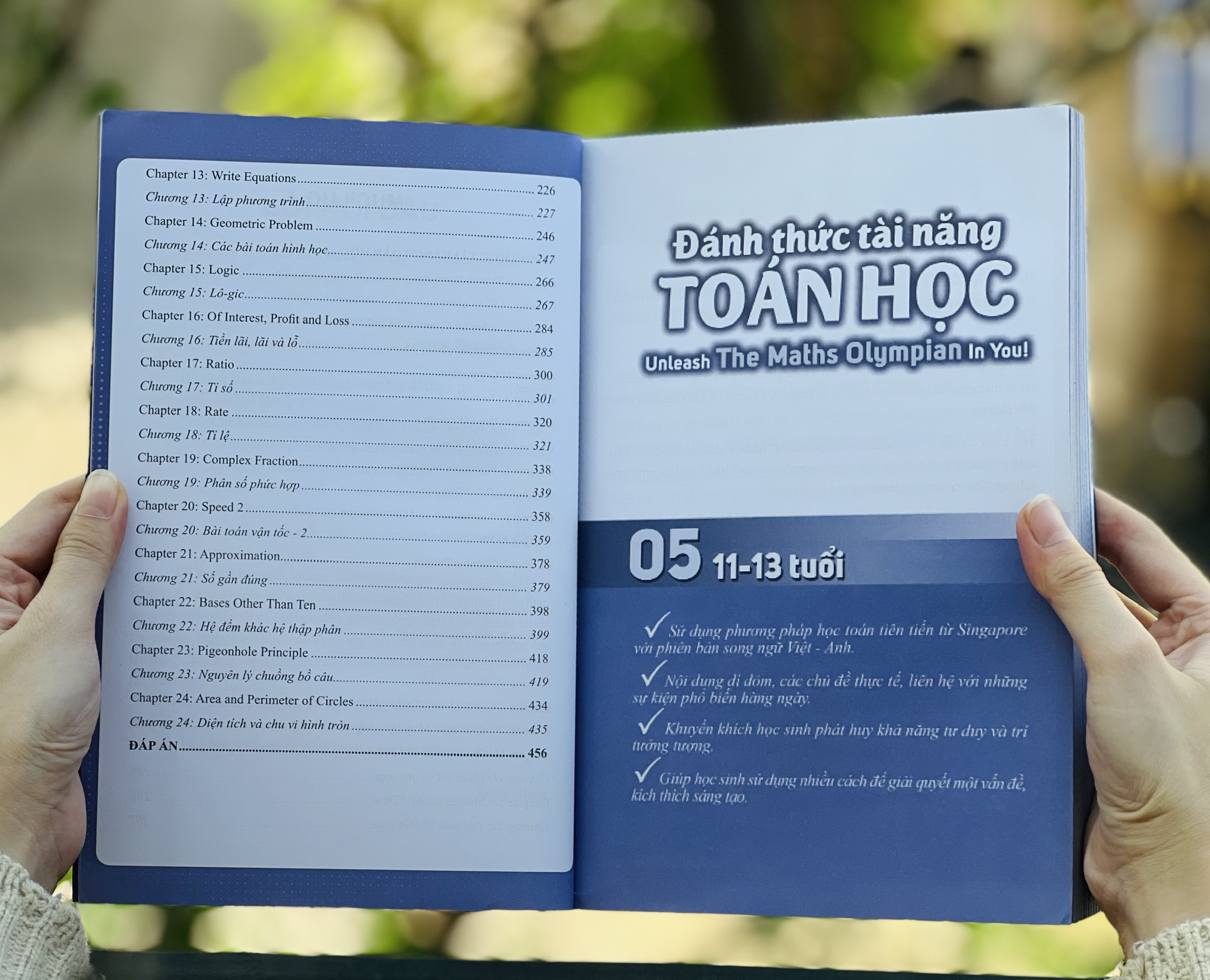 Mô tả Sách đánh thức tài năng toán học 5 sách toán lớp 5 lớp 6 bìa mềm 2 cuốn - Á Châu Books - 2